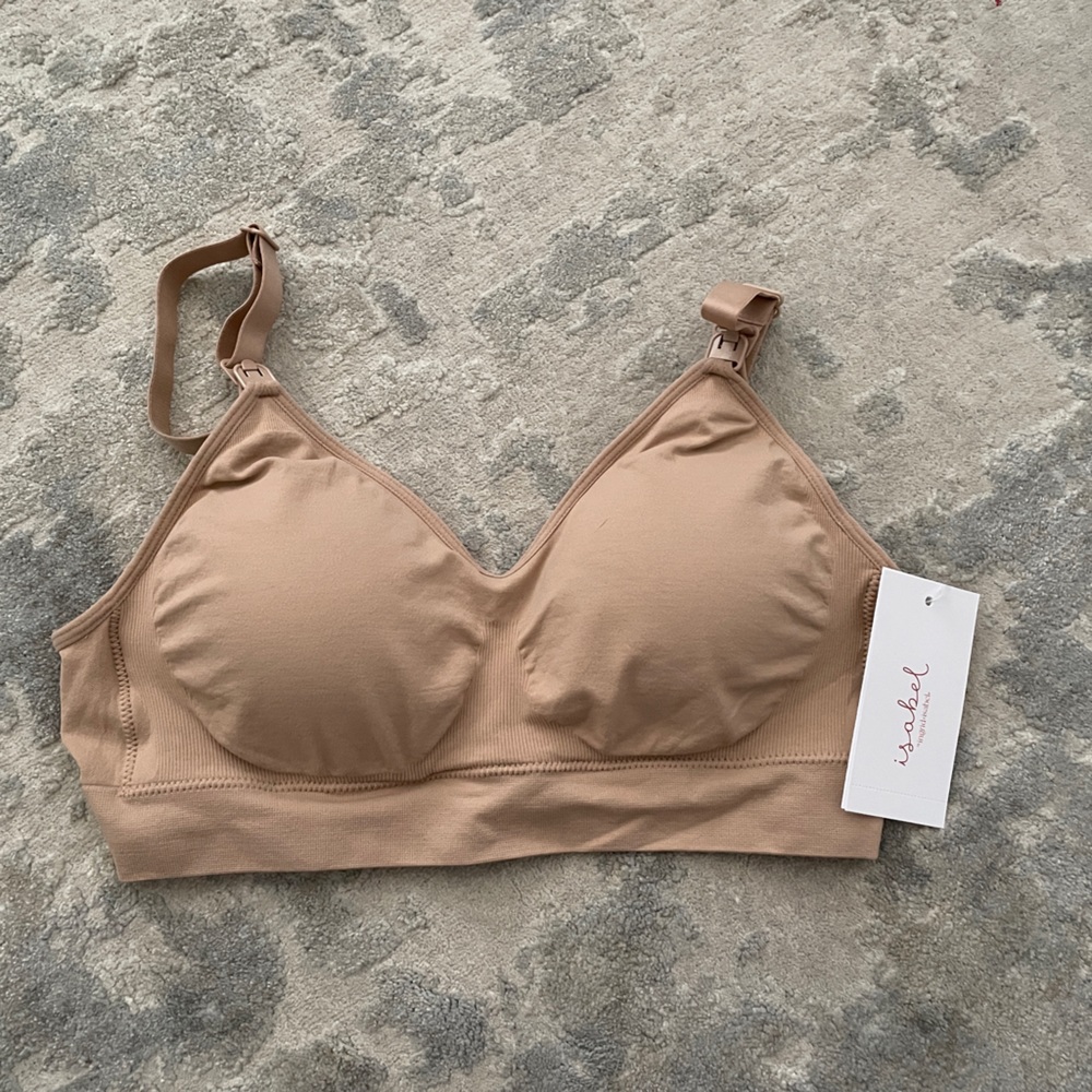 Hands free pumping bra